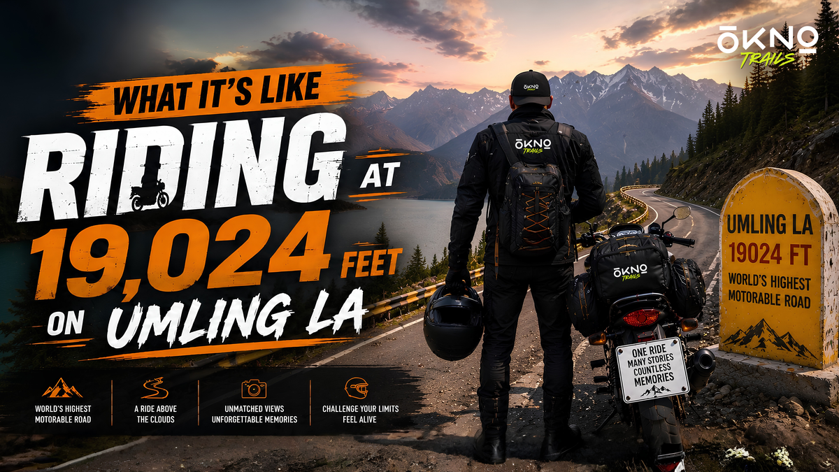 What It's Like Riding at 19,024 Feet on Umling La