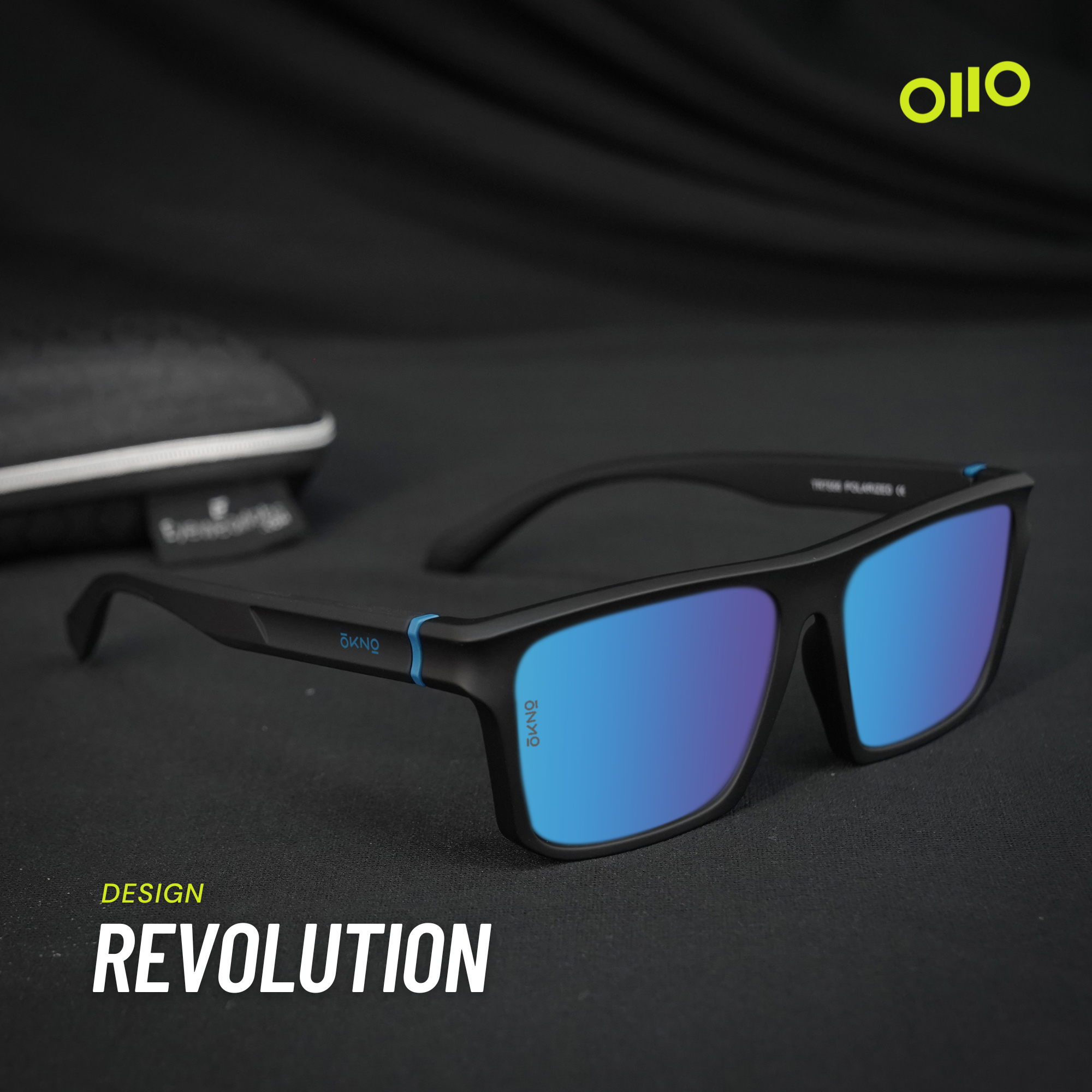Barton Black | Blue - Eyewearlabs