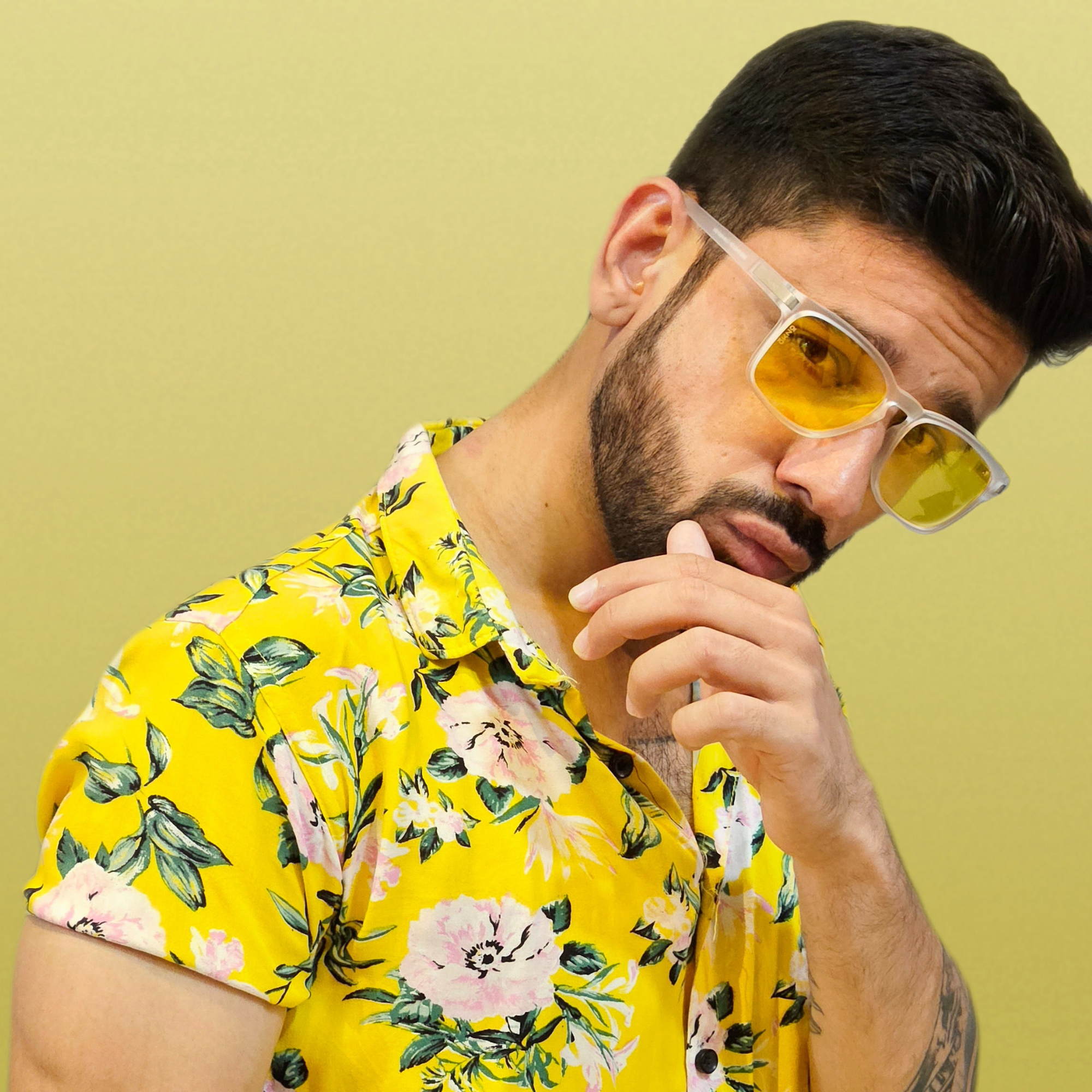 Crystal White Night Vision Yellow - Eyewearlabs