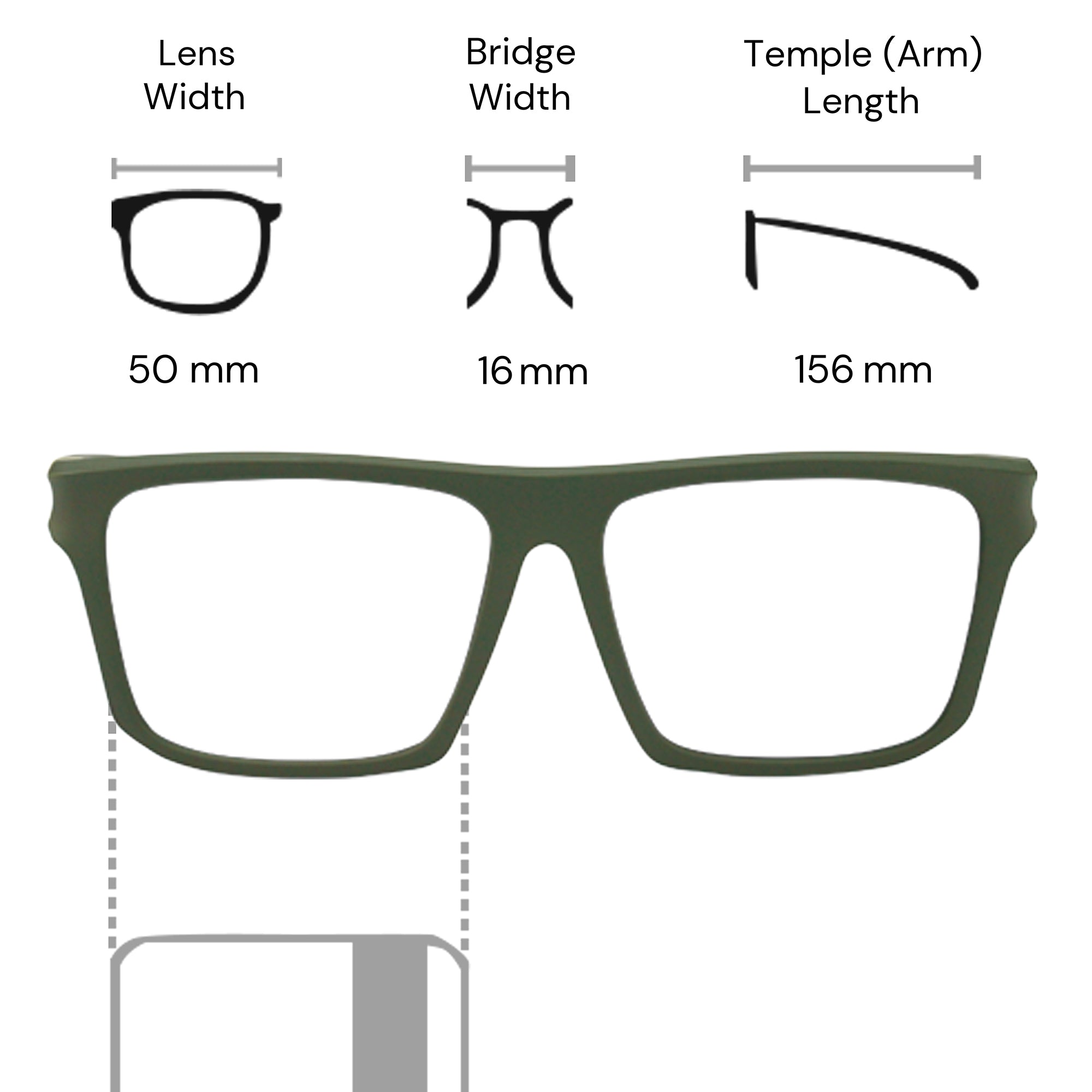 Barton | Matte Denim - Eyewearlabs