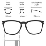 Eclipse Blue Mirror Power Lens - Eyewearlabs