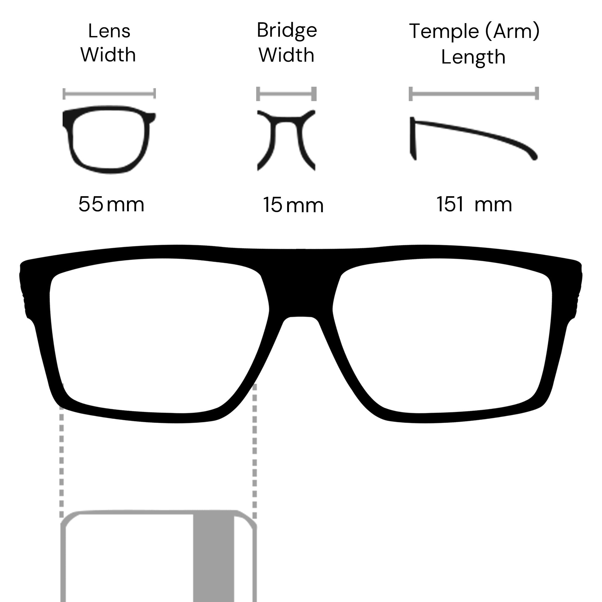 Tropix Matte Navy | OKNO - Eyewearlabs