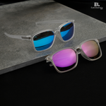 Crystal Blue & Crystal Purple - Set of 2 Couple Sunglasses - Eyewearlabs